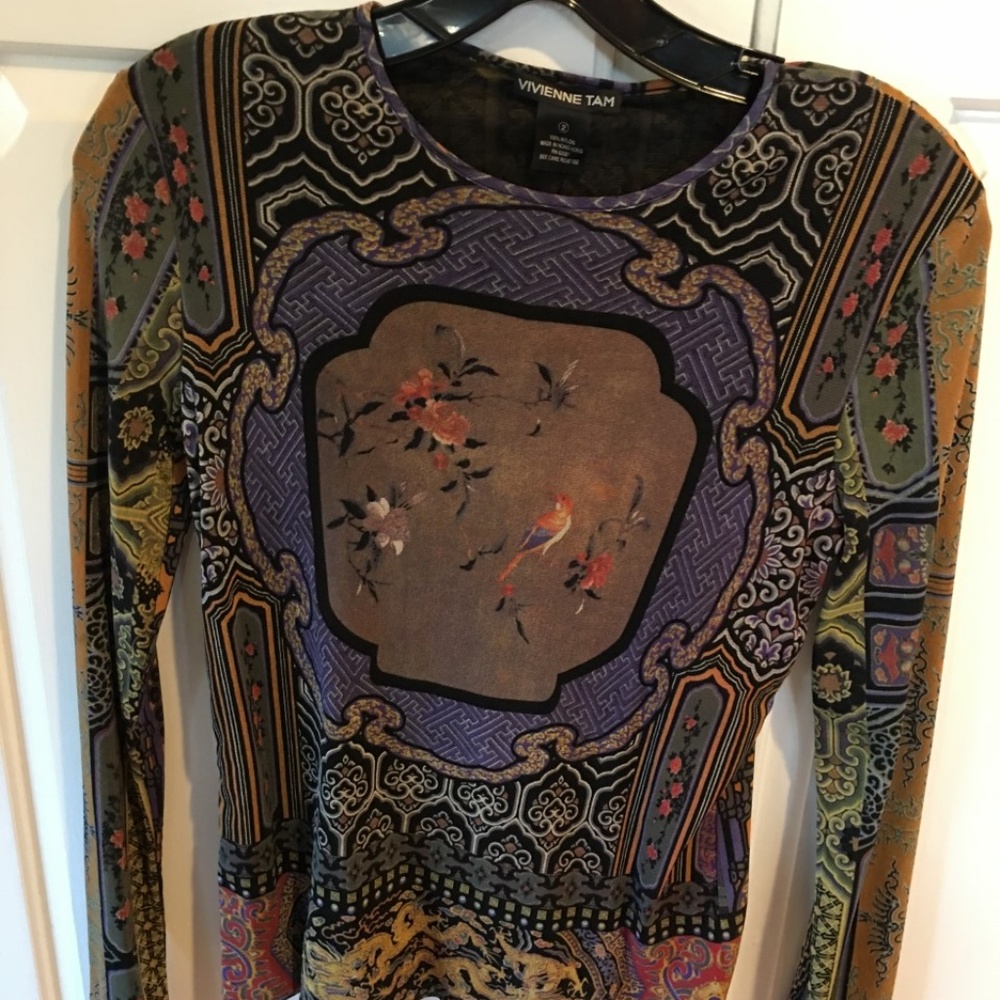 Vivienne Tam blouse top NEW WITH TAGS